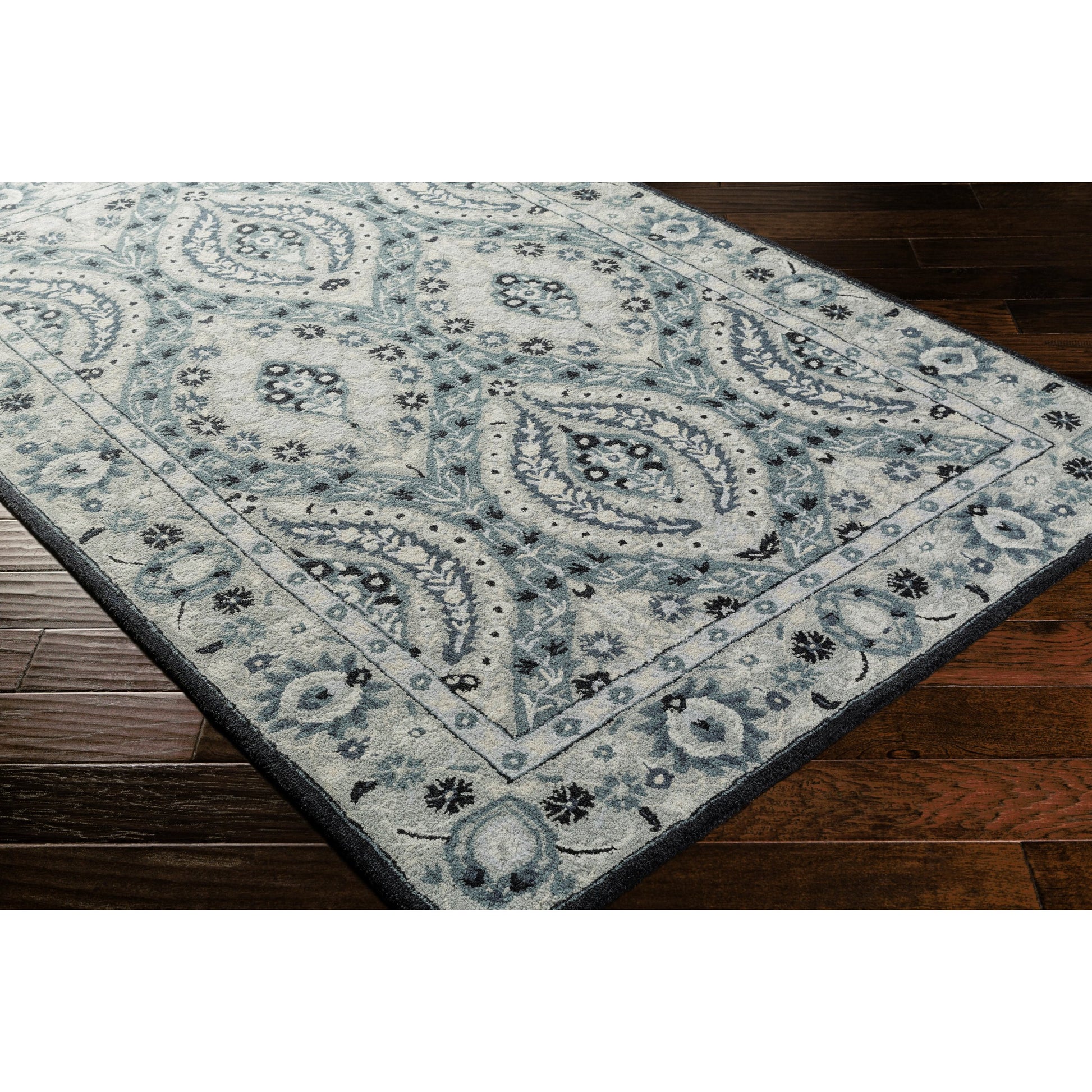 CTL-2009 Rug by Surya in slate, dark blue, ink blue, light gray. Made from 100% wool in a unique style.