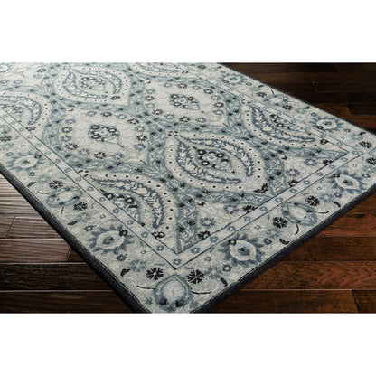 CTL-2009 Rug by Surya in slate, dark blue, ink blue, light gray. Made from 100% wool in a unique style.