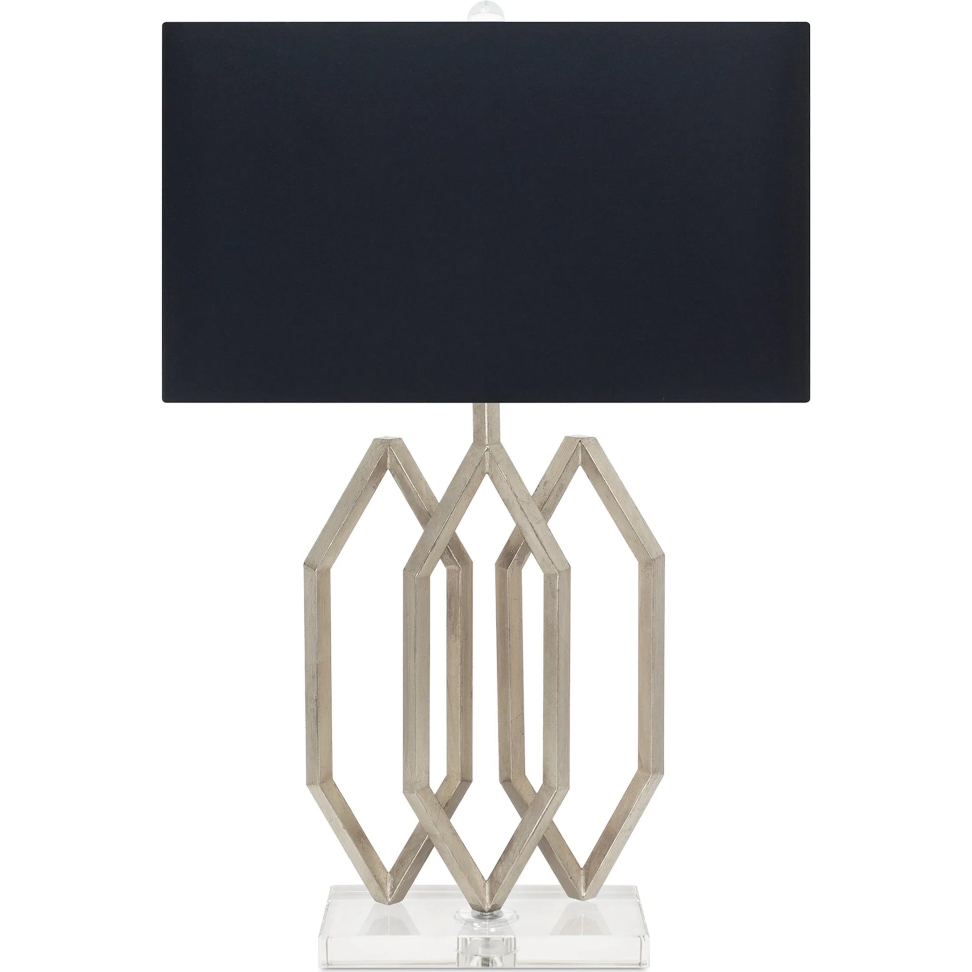 Prescott Table Lamp by Couture Lamps. Made from metal, optic crystal, linen in a unique style.