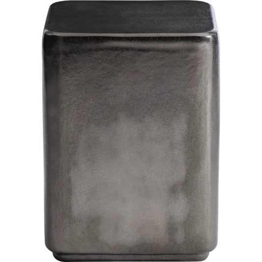 Juri Accent Table by Bernhardt in graphite. Made from metal in a modern style.