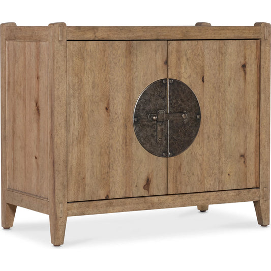 Vineyard Row Two-Door Nightstand by Hooker Furniture in light wood and sonoma. Made from unique in a unique style.