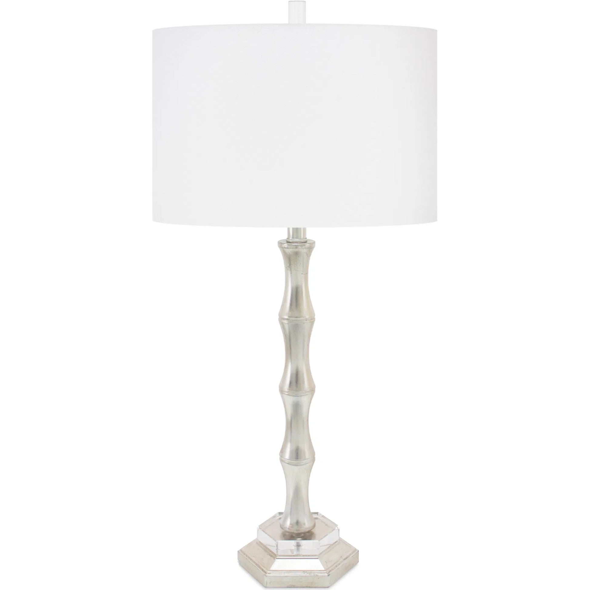 Moso Table Lamp by Couture Lamps. Made from resin, linen in a unique style.