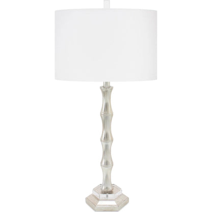 Moso Table Lamp by Couture Lamps. Made from resin, linen in a unique style.