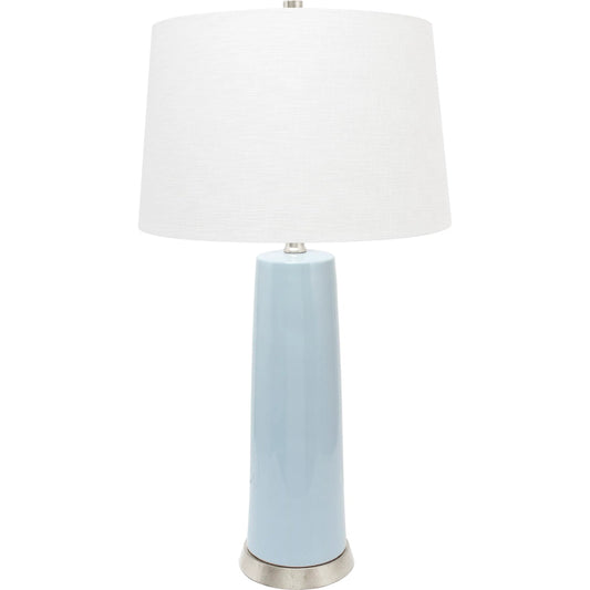 Tansey Table Lamp by Couture Lamps. Made from ceramic, linen in a unique style.