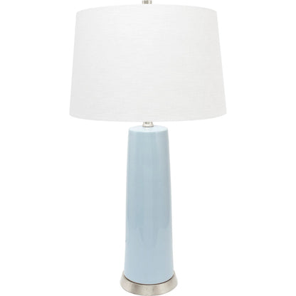 Tansey Table Lamp by Couture Lamps. Made from ceramic, linen in a unique style.