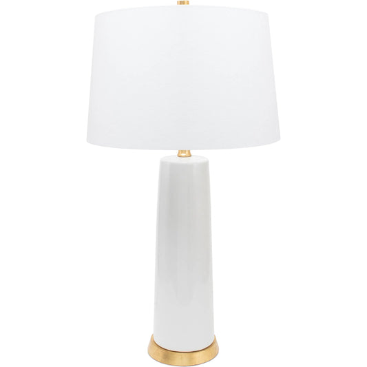 Tansey Table Lamp by Couture Lamps. Made from ceramic, linen in a unique style.