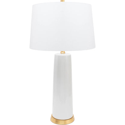 Tansey Table Lamp by Couture Lamps. Made from ceramic, linen in a unique style.