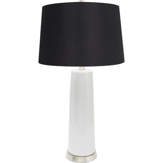 Tansey Table Lamp by Couture Lamps. Made from ceramic, linen in a unique style.