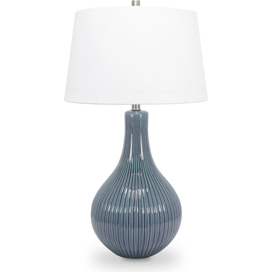 Liza Table Lamp by Couture Lamps. Made from ceramic, linen in a unique style.