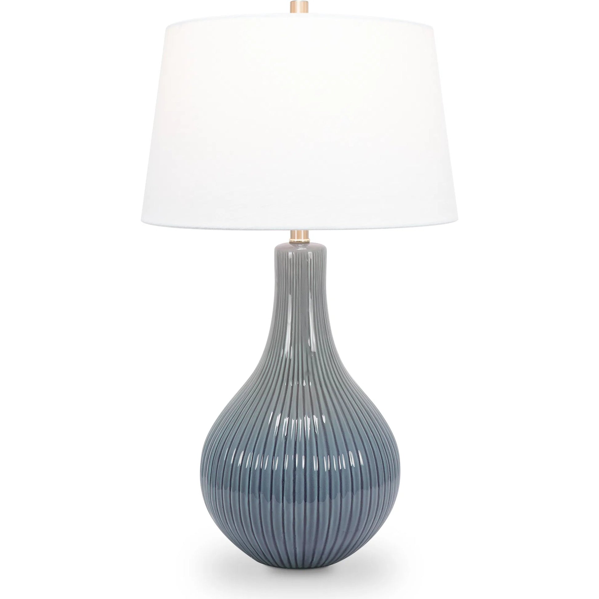 Liza Table Lamp by Couture Lamps. Made from ceramic, linen in a unique style.