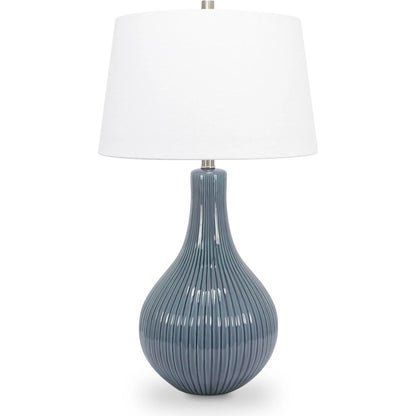 Liza Table Lamp by Couture Lamps. Made from ceramic, linen in a unique style.