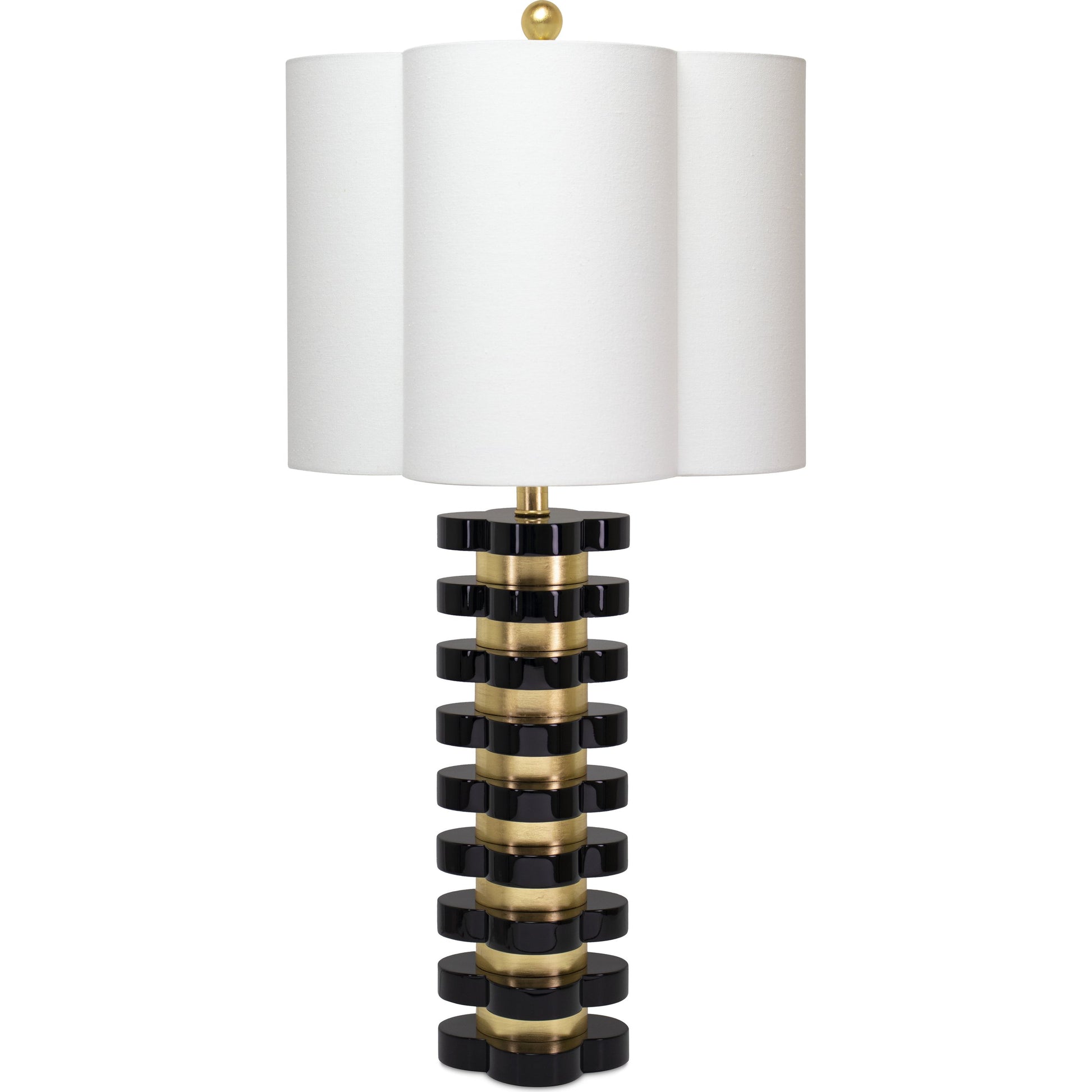 Quatrefoil Lamp by Couture Lamps. Made from mdf in a modern style.