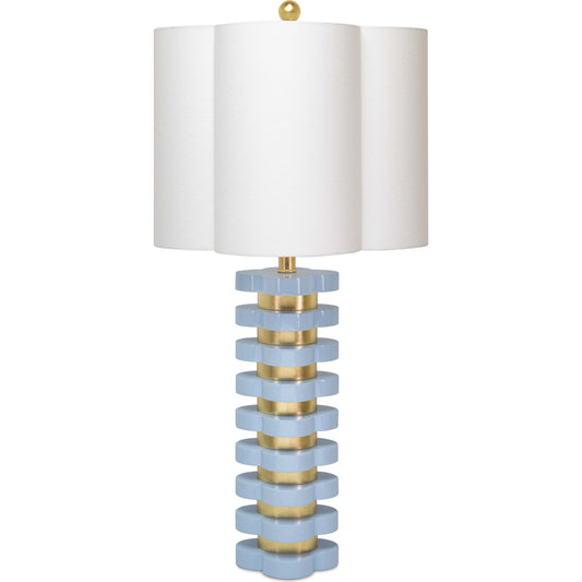 Quatrefoil Lamp by Couture Lamps. Made from mdf in a modern style.
