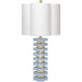 Quatrefoil Lamp by Couture Lamps. Made from mdf in a modern style.