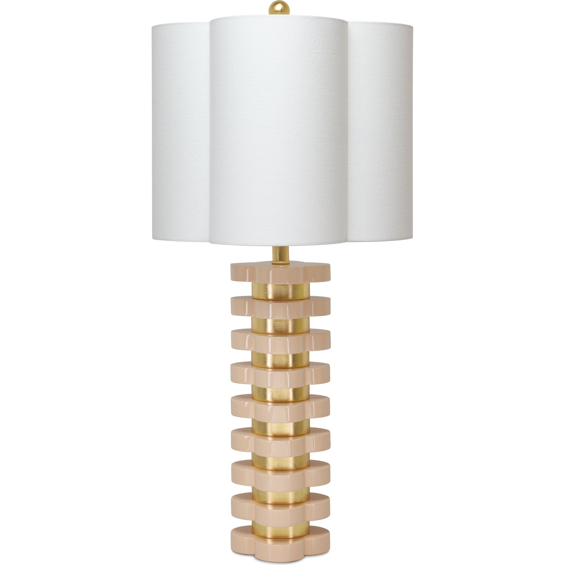 Quatrefoil Lamp by Couture Lamps. Made from mdf in a modern style.