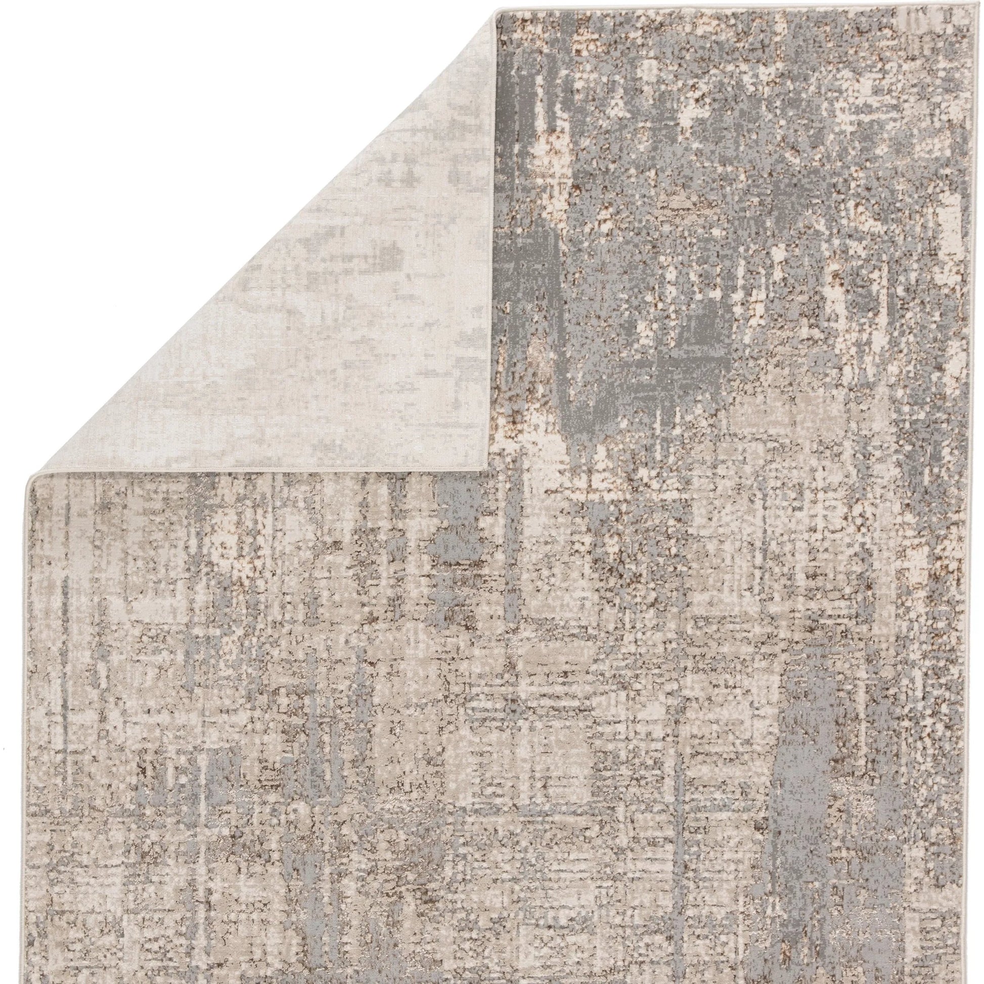 Catalyst Rug CTY06 by Jaipur Living in gray, taupe, brown. Made from 65% polyester 35% polypropylene in a unique style.