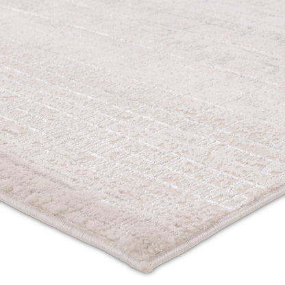 Catalyst CTY31 Rug by Jaipur Living in cream, silver. Made from 65% polyester 35% polypropylene in a unique style.