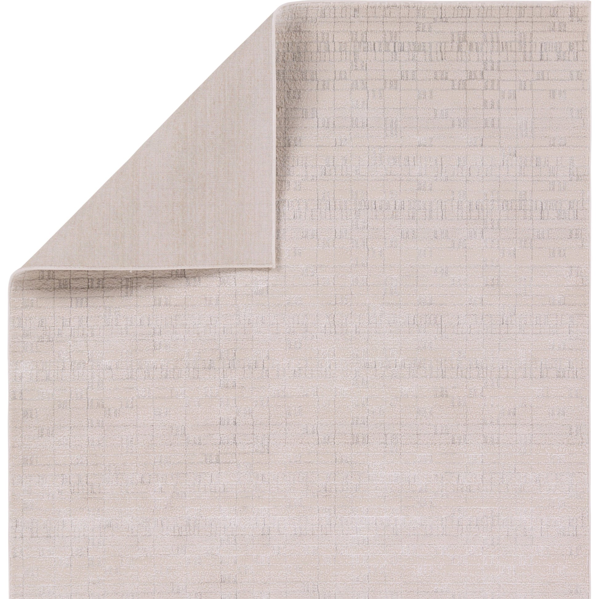 Catalyst CTY31 Rug by Jaipur Living in cream, silver. Made from 65% polyester 35% polypropylene in a unique style.