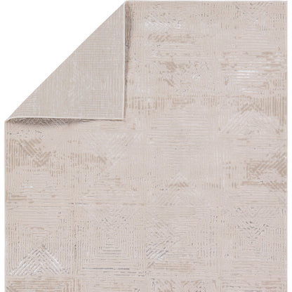 Catalyst Rehan CTY33 Rug by Jaipur Living in light gray, silver. Made from 65% polyester 35% polypropylene in a unique style.