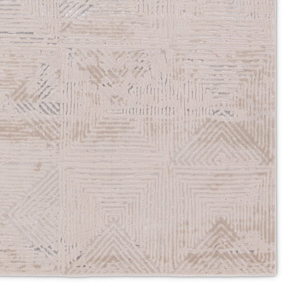 Catalyst Rehan CTY33 Rug by Jaipur Living in light gray, silver. Made from 65% polyester 35% polypropylene in a unique style.