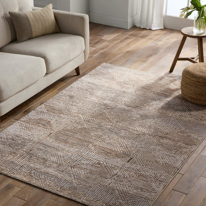 Catalyst CTY34 Rug by Jaipur Living in tan, bronze. Made from 65% polyester 35% polypropylene in a unique style.