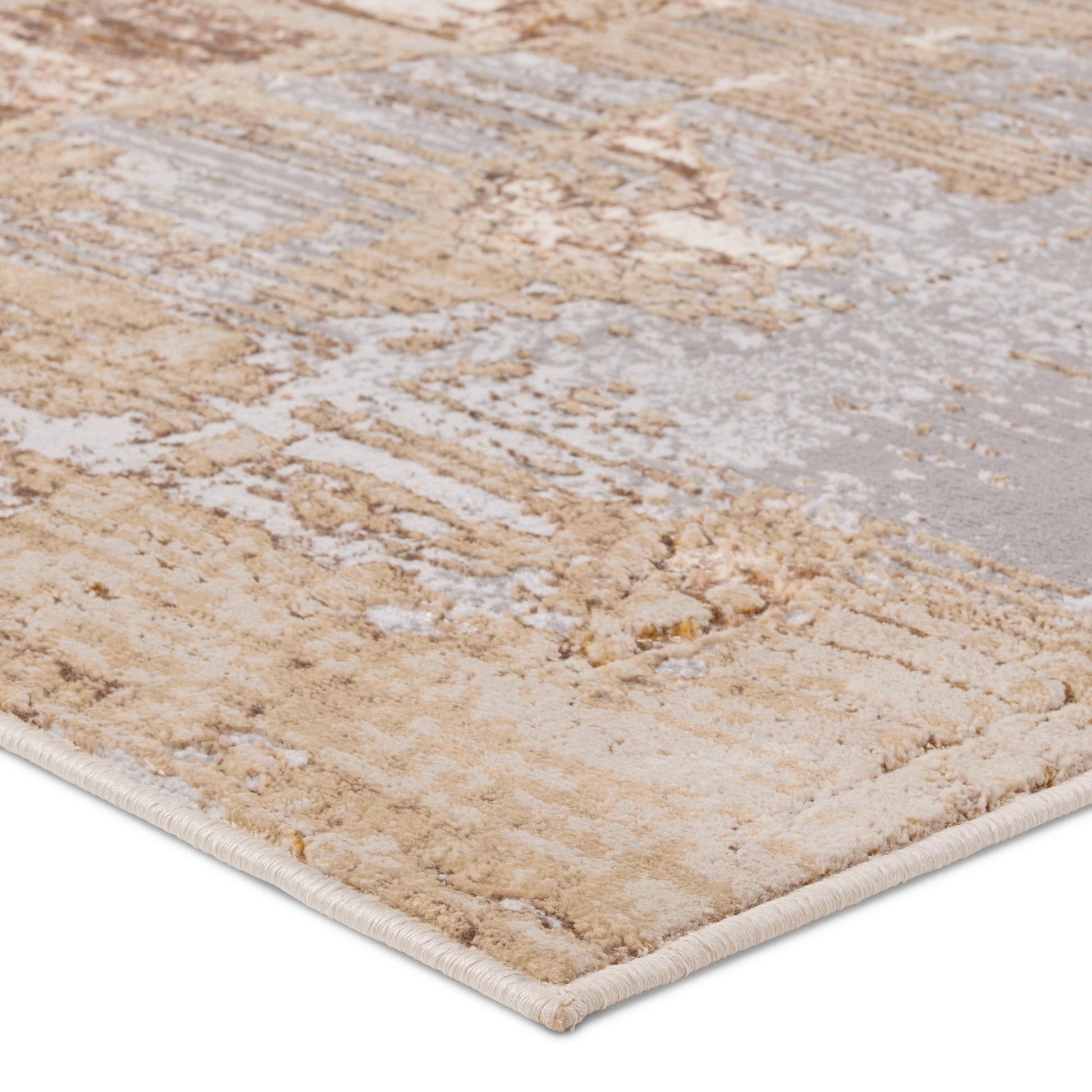 Catalyst Flight Rug by Jaipur Living in gray, brown. Made from 65% polyester 35% polypropylene in a unique style.