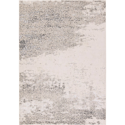 Catalyst Faizah Rug by Jaipur Living in cream, gray. Made from 65% polyester 35% polypropylene in a unique style.