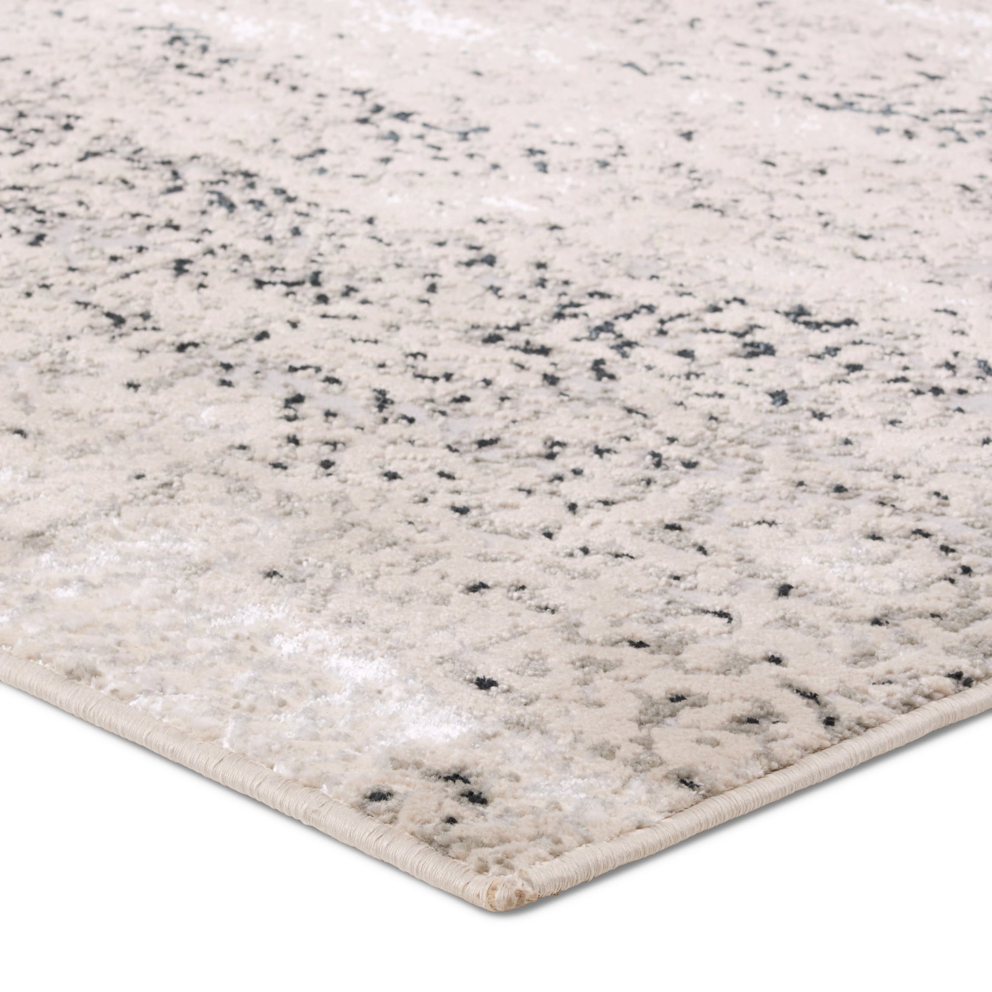 Catalyst Faizah Rug by Jaipur Living in cream, gray. Made from 65% polyester 35% polypropylene in a unique style.