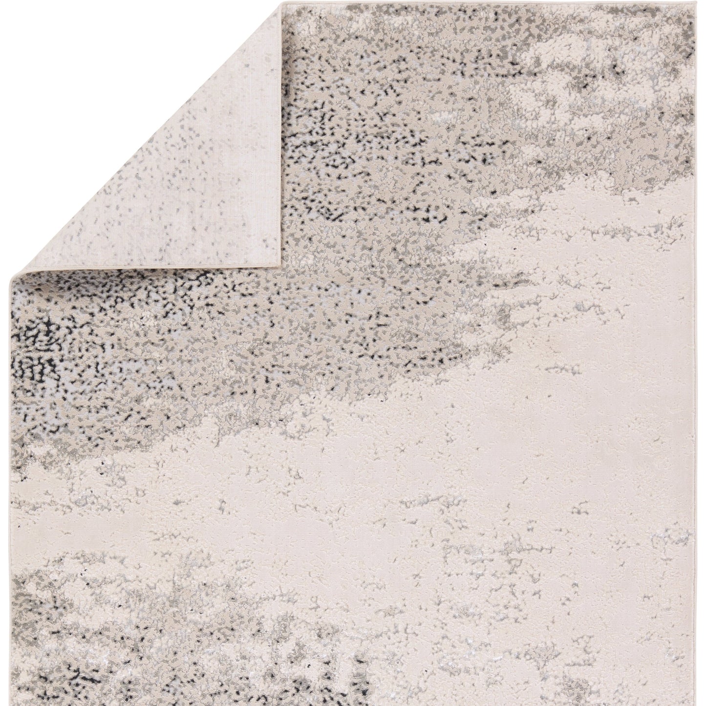 003 SI-2077458,SI-2077459,SI-2077460,SI-2077461,SI-2077462,SI-2077463 | Closeup | Catalyst Faizah Rug by Jaipur Living in cream, gray. Made from 65% polyester 35% polypropylene in a unique style.