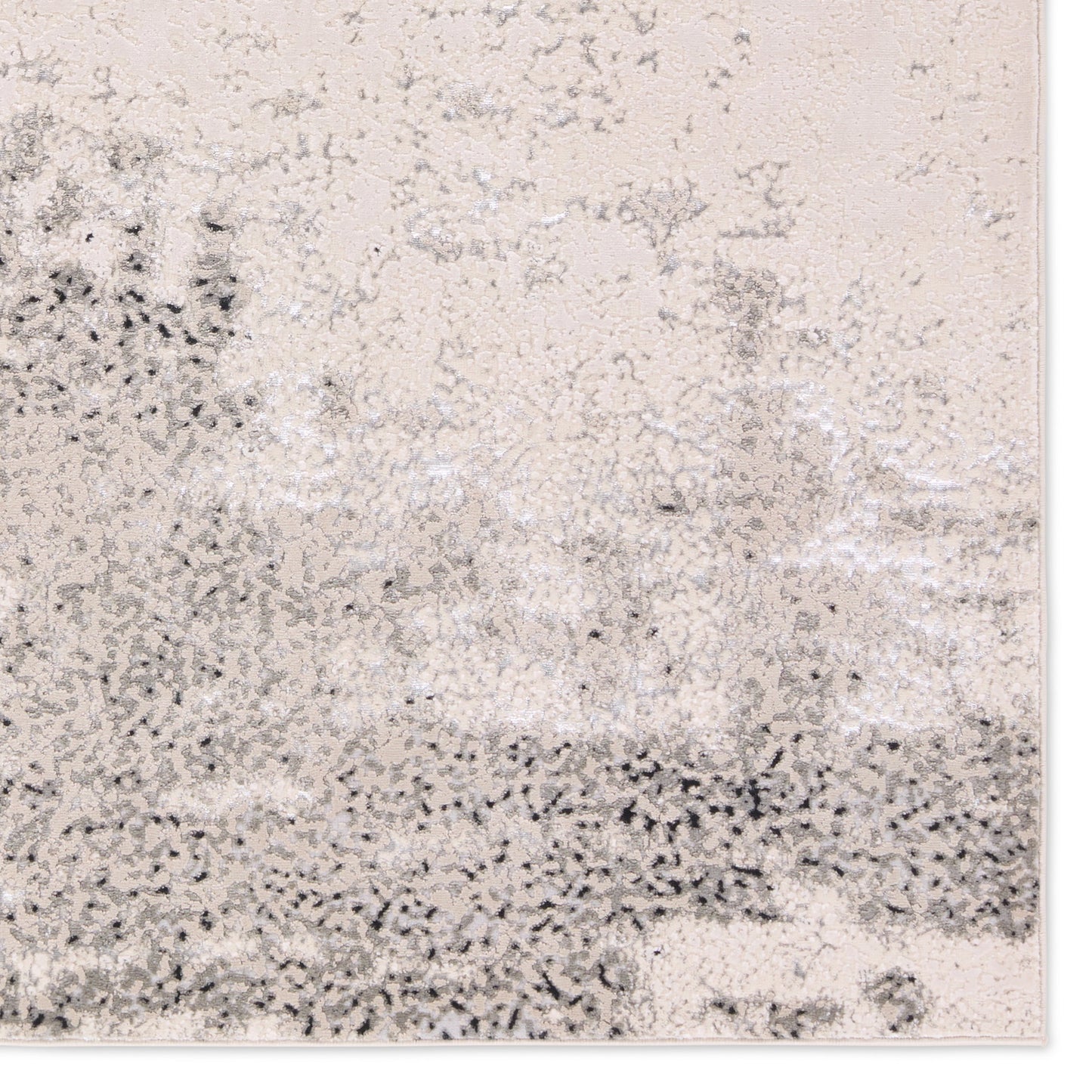 004 SI-2077458,SI-2077459,SI-2077460,SI-2077461,SI-2077462,SI-2077463 | Closeup | Catalyst Faizah Rug by Jaipur Living in cream, gray. Made from 65% polyester 35% polypropylene in a unique style.
