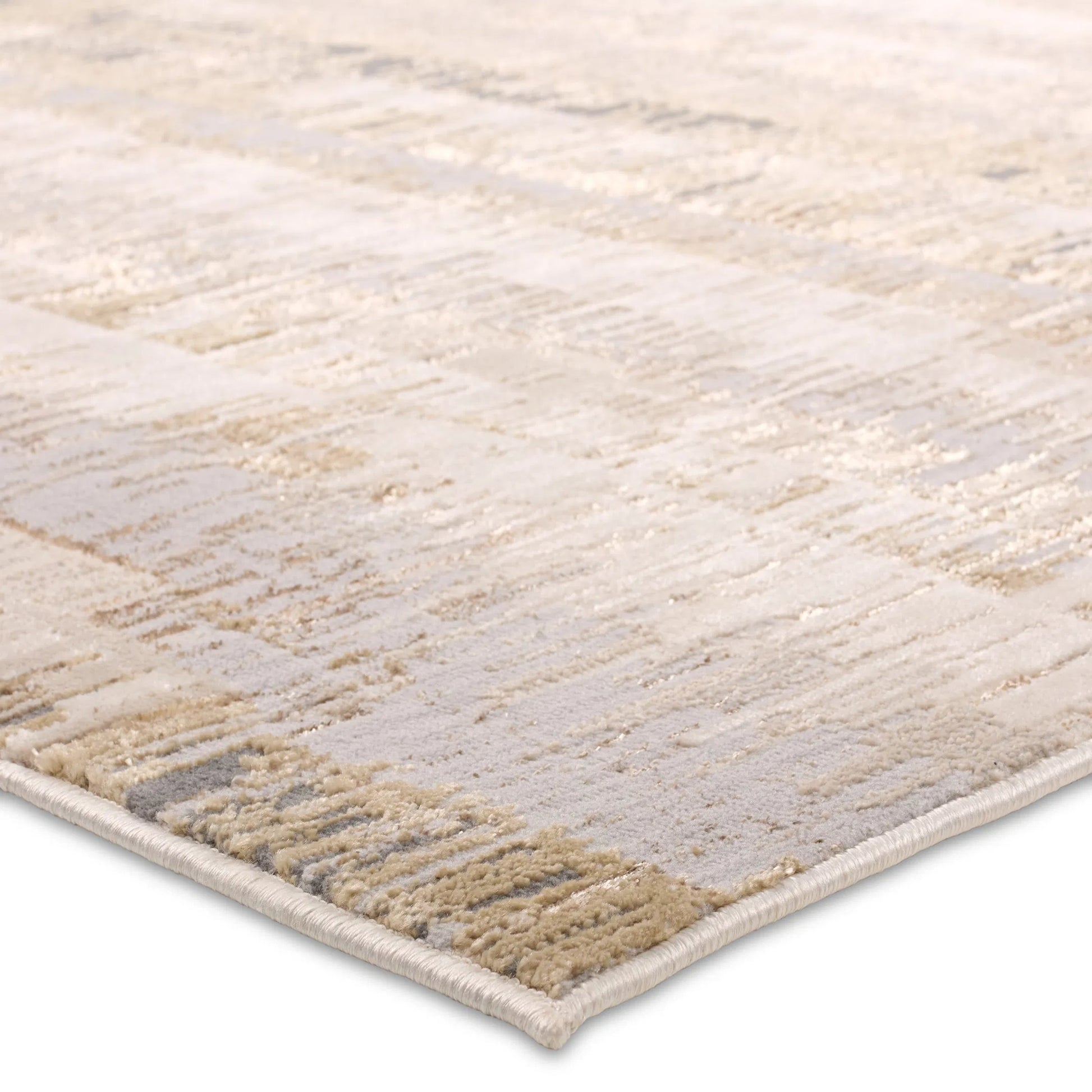 Catalyst CTY37 Rug by Jaipur Living in gray, cream, brown. Made from 65% polyester 35% polypropylene in a unique style.
