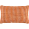 Burnt Orange, Ivory / Down Feather / 13"L x 20"W