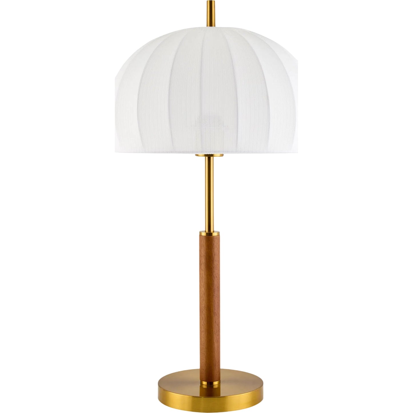 001 SI-2528772 | Primary Silo | Ceduna Dome Accent Table Lamp by Livabliss in brass. Made from rubber wood, iron, cotton in a unique style.