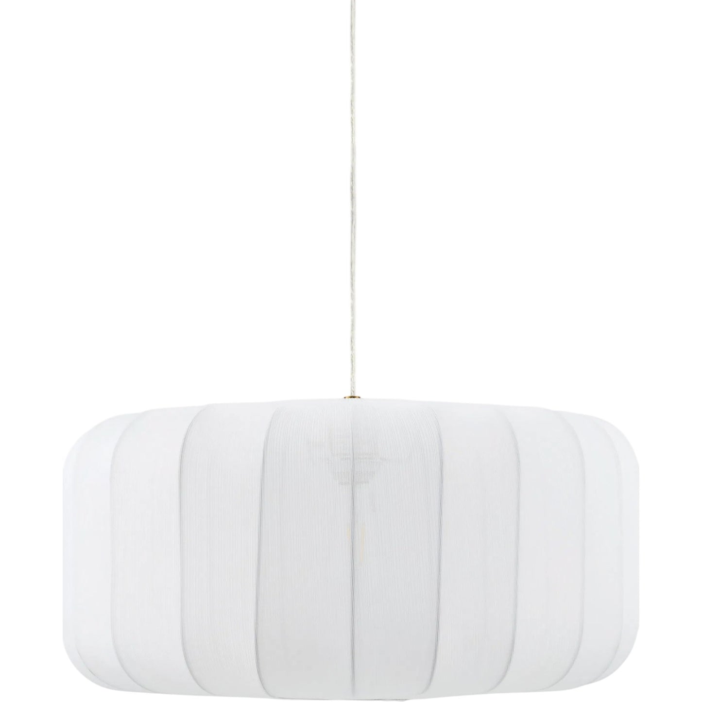 001 SI-2528766 | Primary Silo | Ceduna Pendant by Livabliss in white, brass. Made from cotton in a unique style.