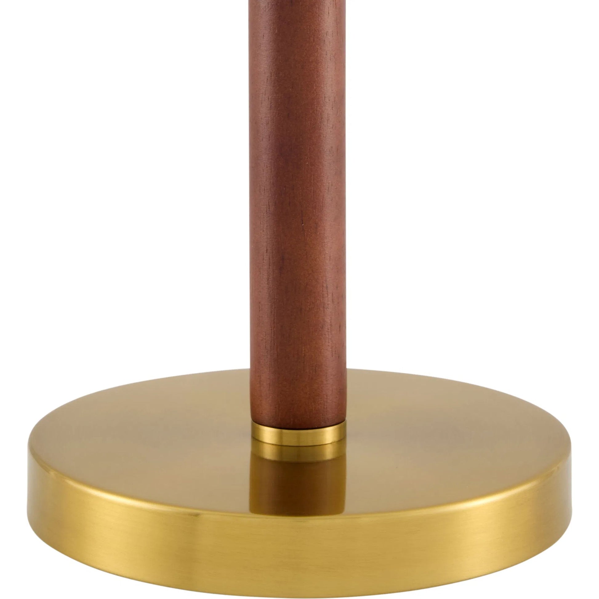 Ceduna Dome Accent Table Lamp by Livabliss in brass. Made from rubber wood, iron, cotton in a unique style.