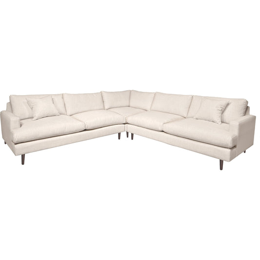 Martha Corner Sectional by LH Imports in walnut brown. Made from unique in a unique style.