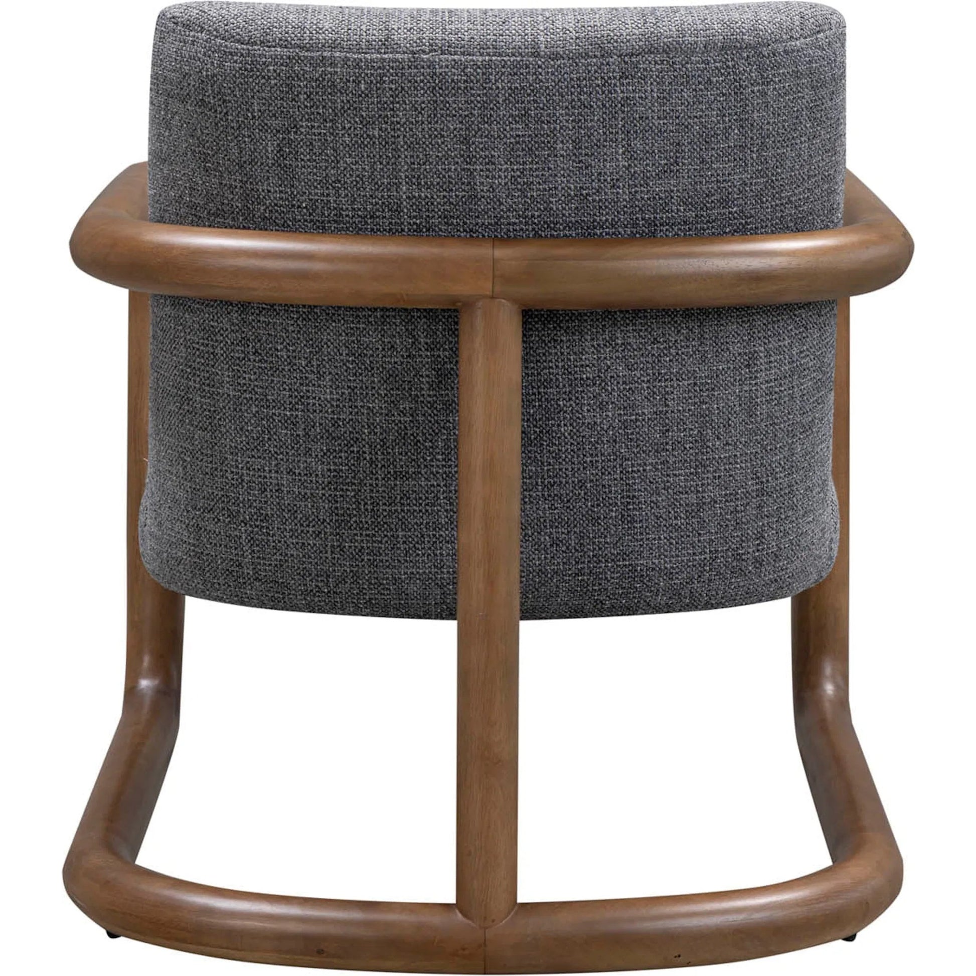 Curbside Club Chair by LH Imports in brown. Made from polyester, ash, foam, plywood in a unique style.
