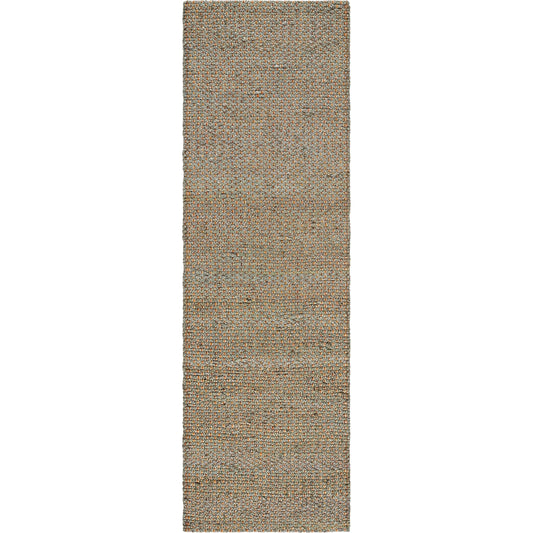 Curacao Rug - 24932 by Livabliss in sky blue, sandy beige, slate gray. Made from face: 100% jute, warp: 100% jute in a unique style.