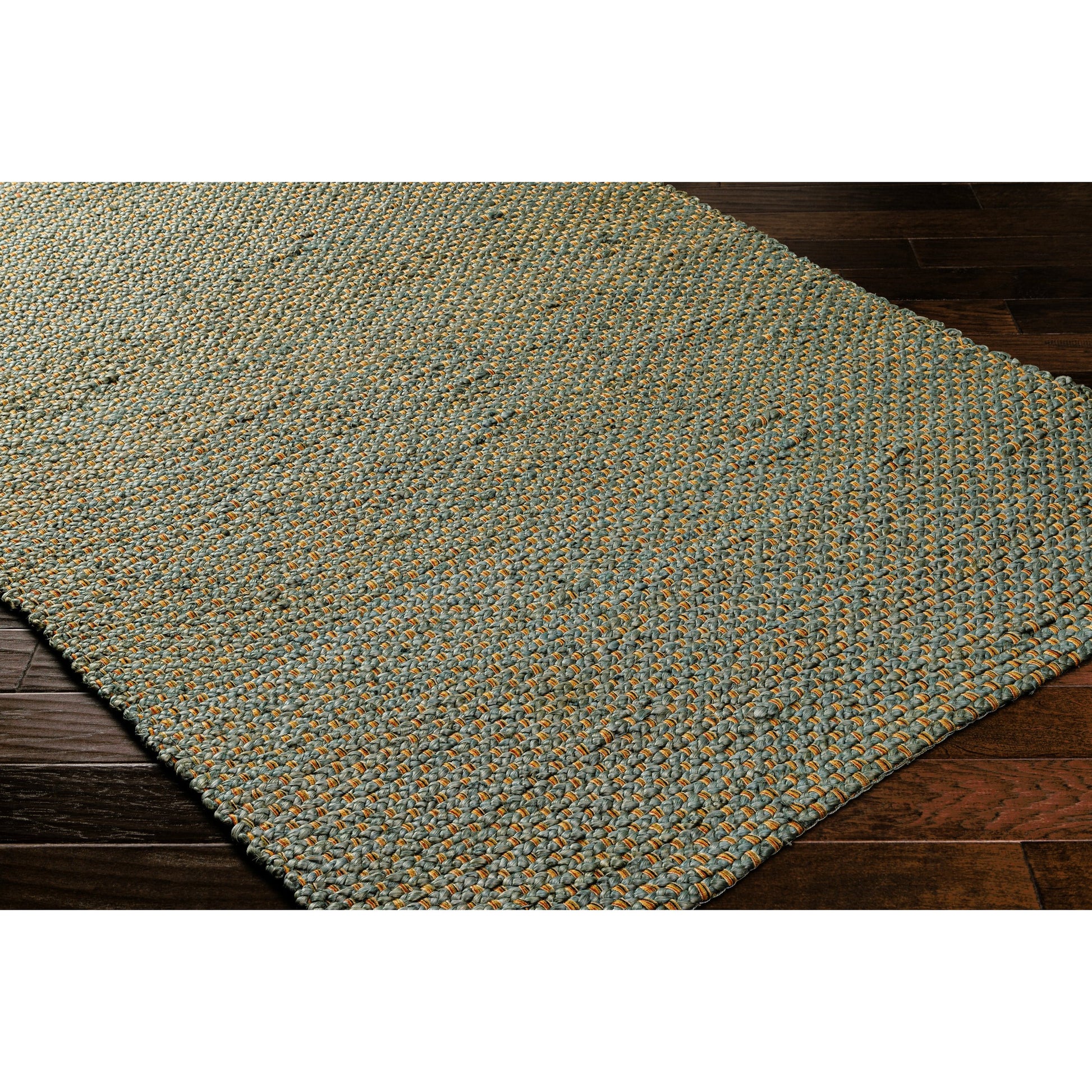 Curacao CUR-2302 Rug by Livabliss in sky blue, sandy beige, slate gray. Made from face: 100% jute, warp: 100% jute in a unique style.