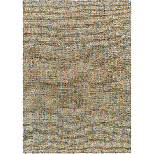 Curacao Rug - 24932 by Livabliss in sky blue, sandy beige, slate gray. Made from face: 100% jute, warp: 100% jute in a unique style.