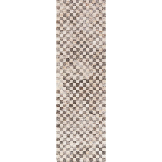 Cusco Rug - 500772 by Surya in taupe, charcoal, ivory, stone, beige. Made from face: 100% polyester, warp: 100% recycled pet yarn in a unique style.