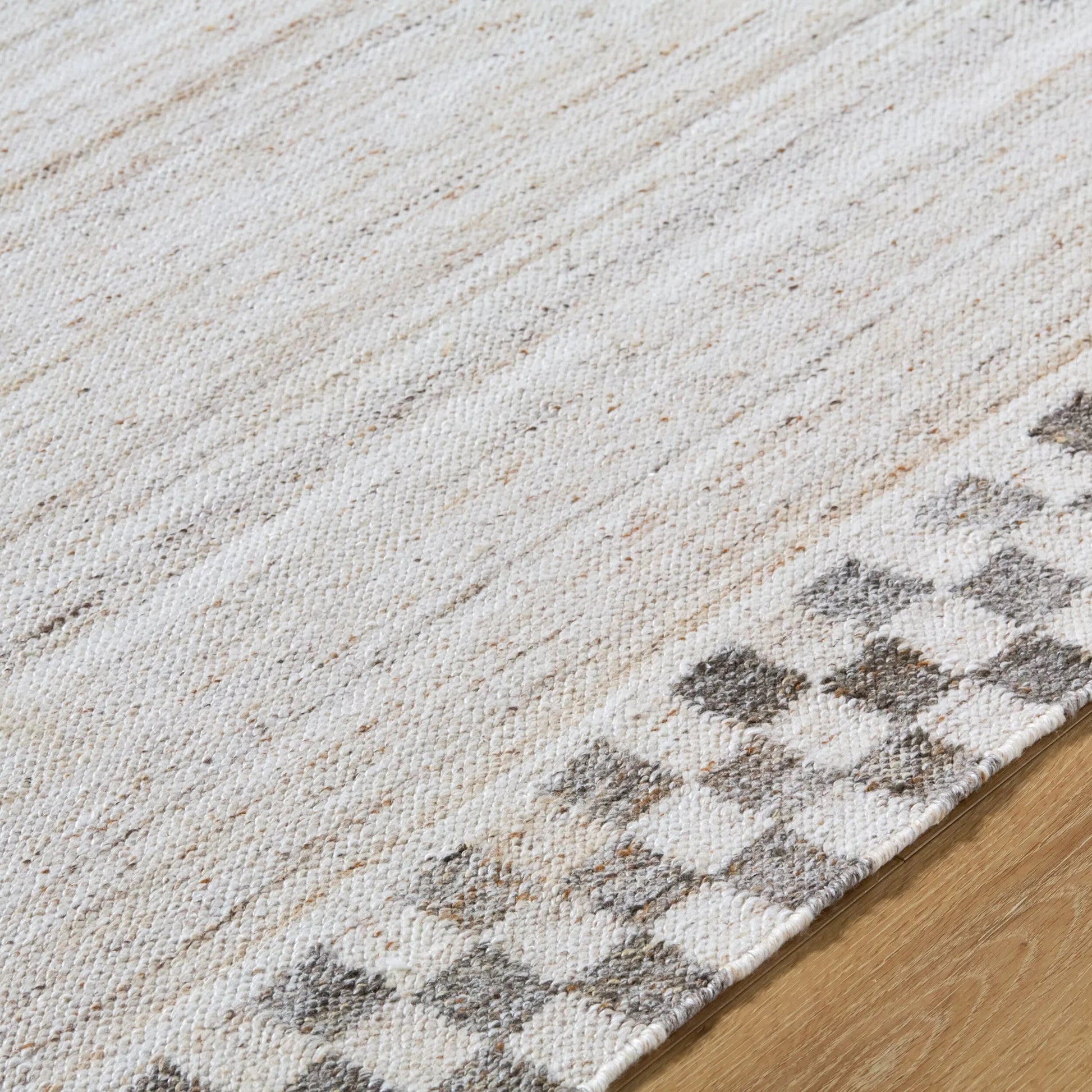 Cusco CUS-2301 Indoor/Outdoor Rug by Surya in ivory, taupe, charcoal, beige. Made from face: 100% polyester, warp: 100% recycled pet yarn in a unique style.