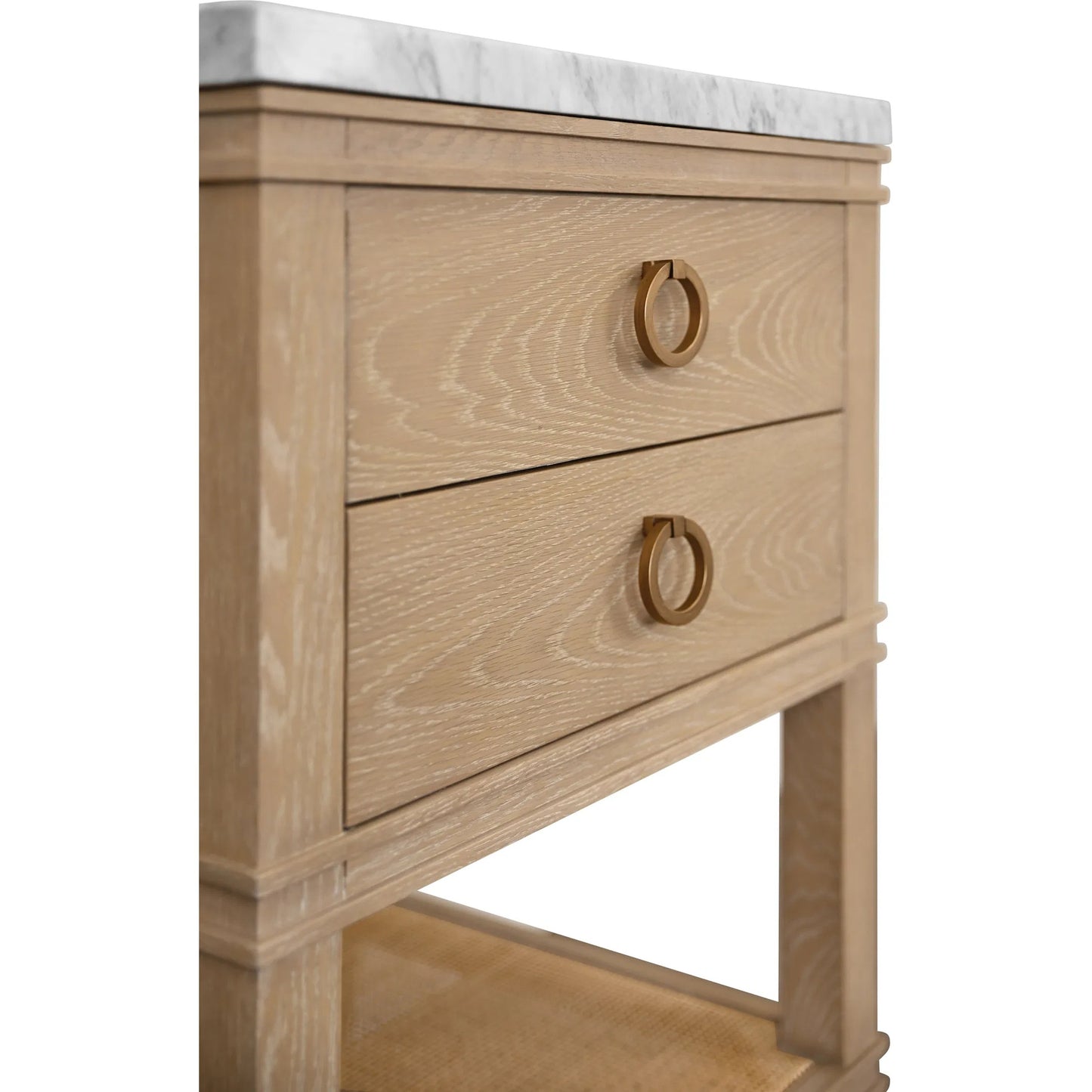 006 SI-2538638 | Closeup | Cutler Bath Vanity by Worlds Away. Made from porcelain, marble in a unique style.