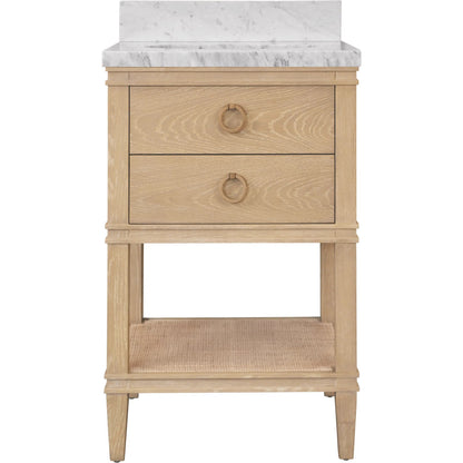 Cutler Bath Vanity by Worlds Away. Made from porcelain, marble in a unique style.