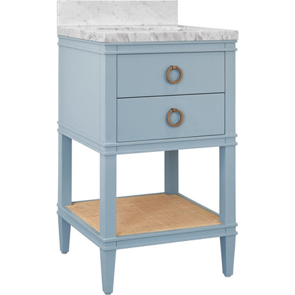 Cutler Bath Vanity by Worlds Away. Made from porcelain, marble in a unique style.