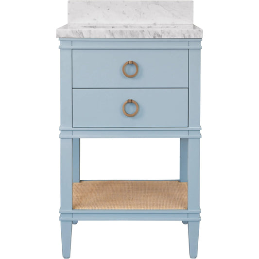 Cutler Bath Vanity by Worlds Away. Made from porcelain, marble in a unique style.