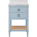 Cutler Bath Vanity by Worlds Away. Made from porcelain, marble in a unique style.