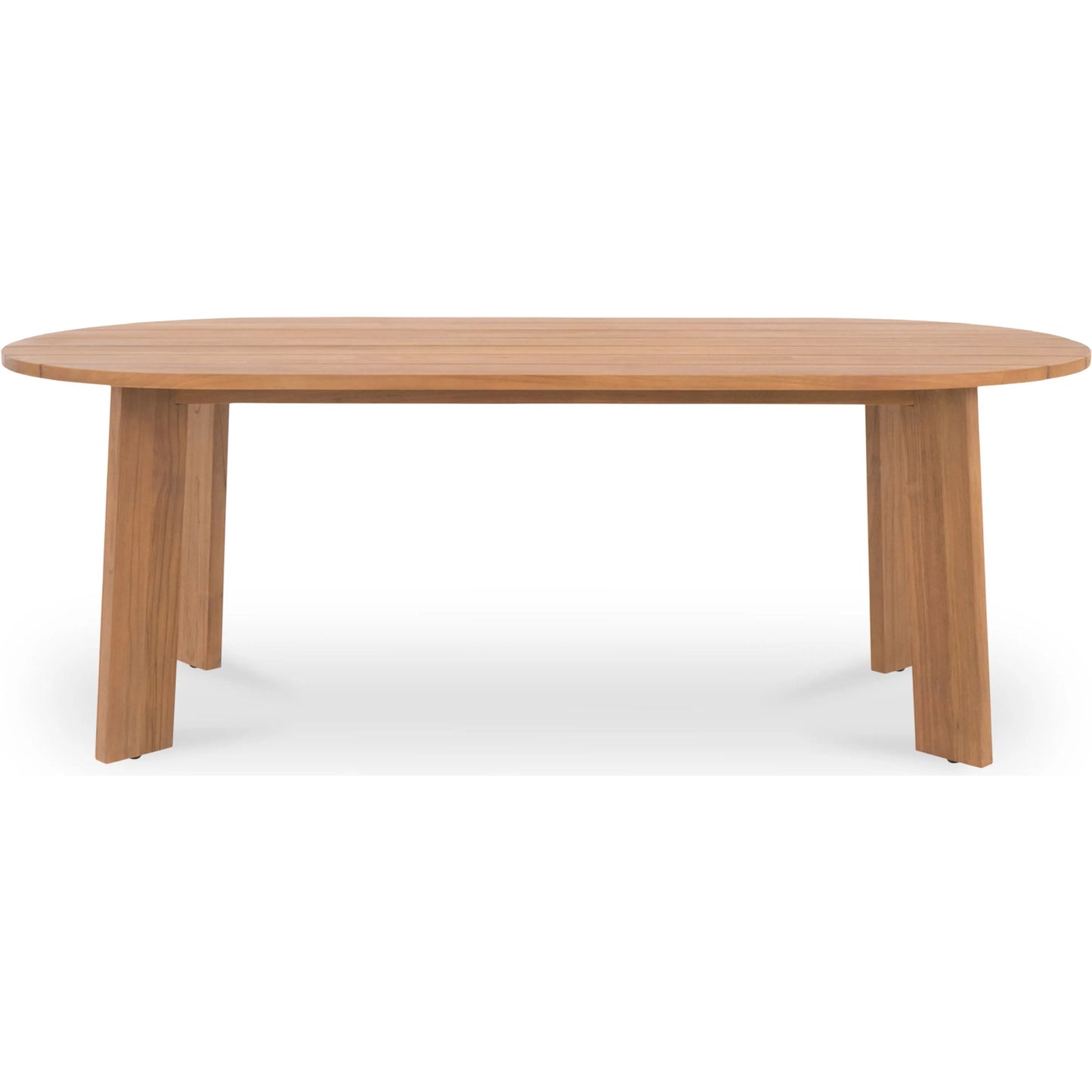 008 SI-2367966 | Additional Silo | Delta Oval Outdoor Dining Table by Moe's Home Collection in natural. Made from solid teak in a transitional style.