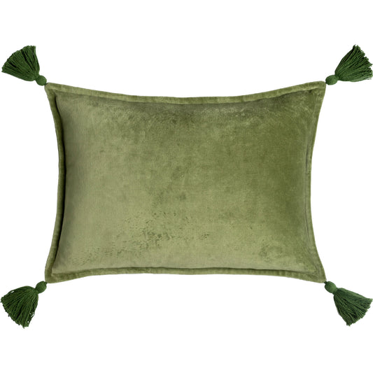 Cotton Velvet Pillow Cover - 28554 by Surya. Made from front: 100% cotton, back: 100% cotton in a modern style.
