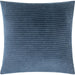 Cotton Velvet Stripes Pillow - 481617 by Surya. Made from front: 100% cotton, back: 100% cotton in a modern style.